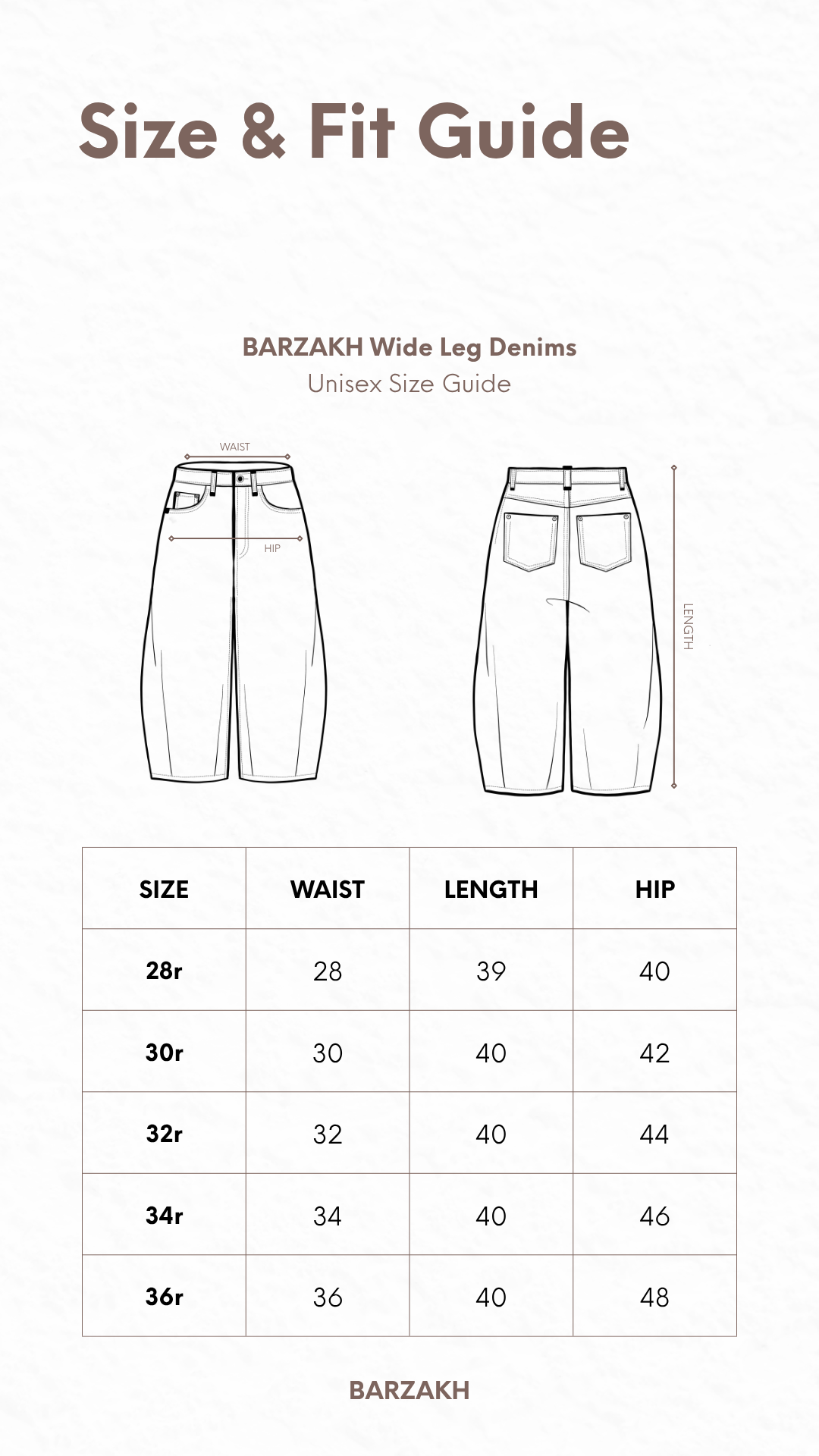 Size & Fit Guide