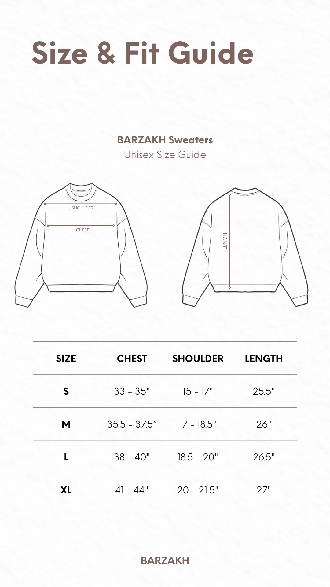 Size & Fit Guide