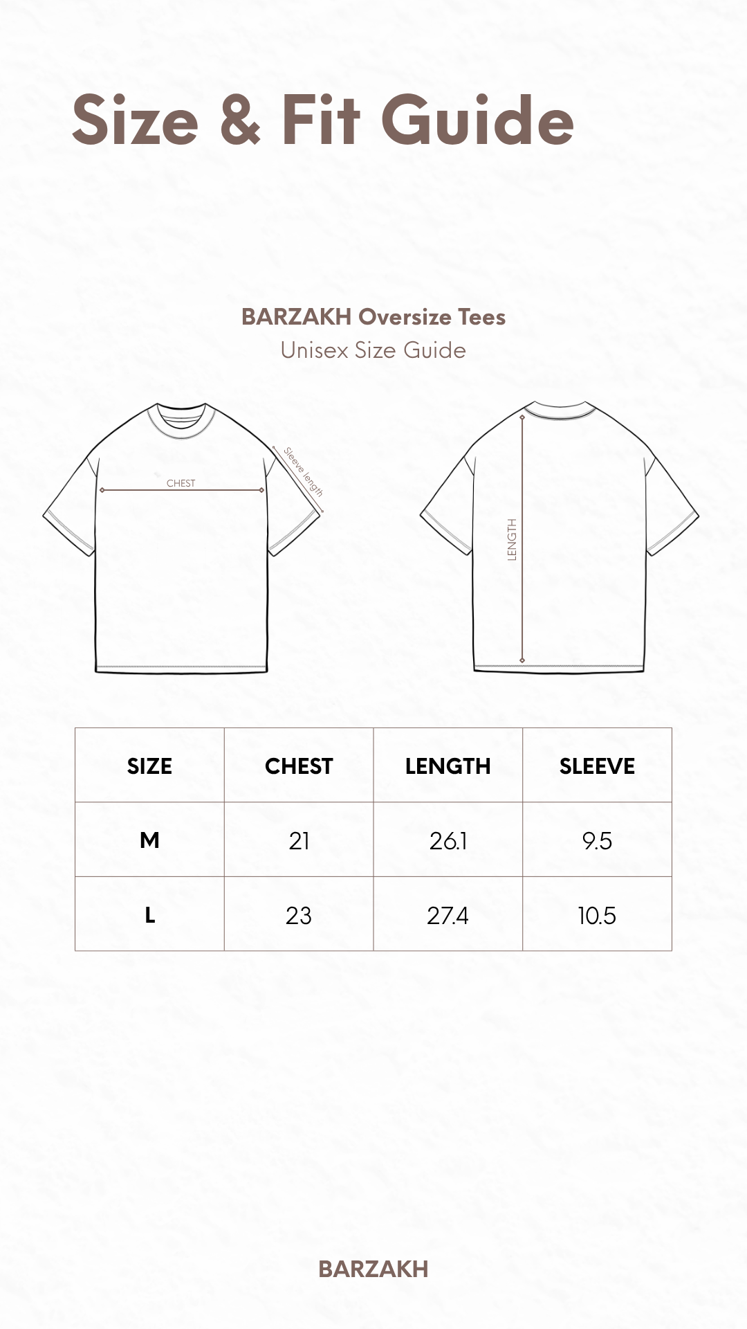 Size & Fit Guide